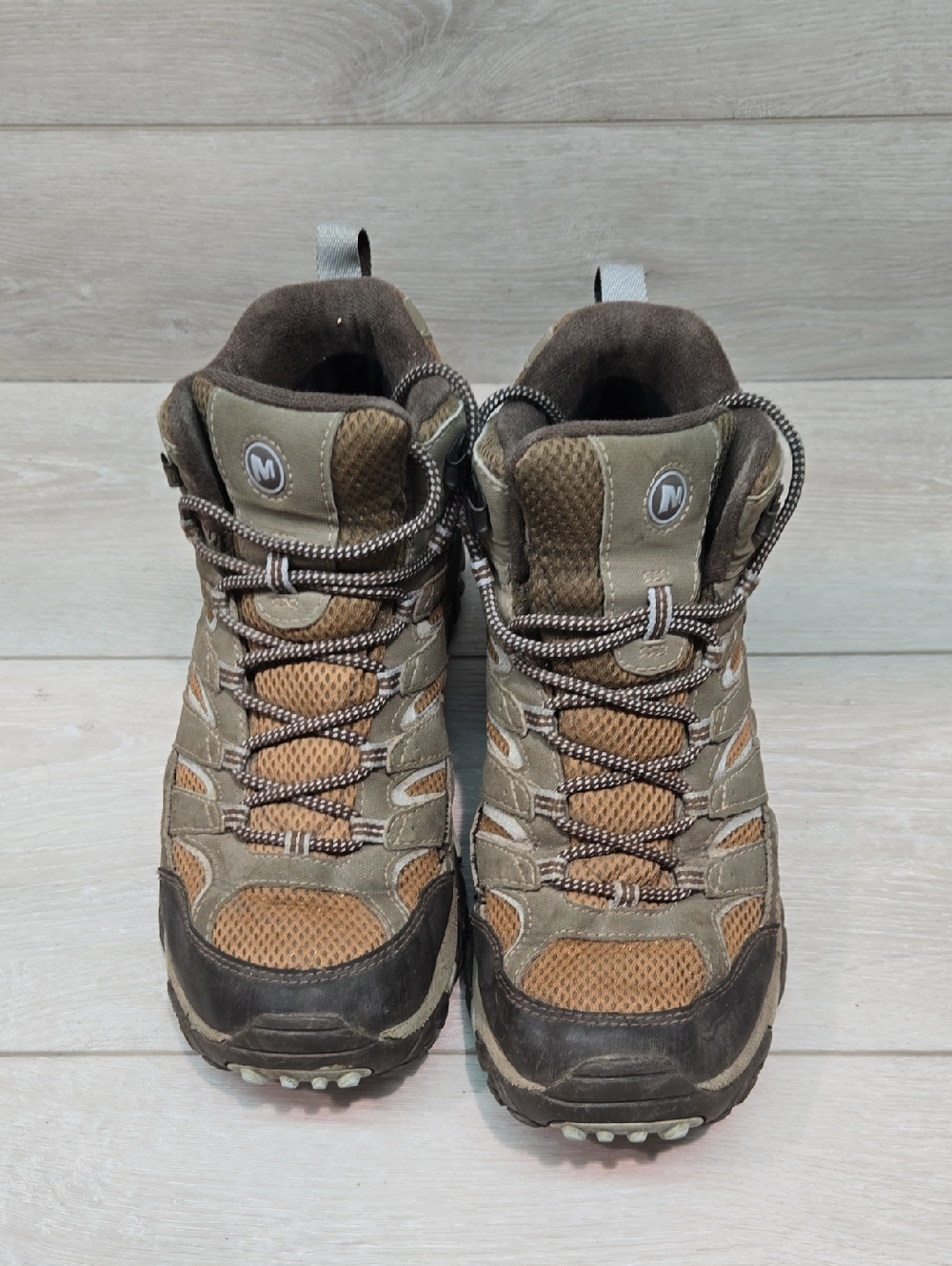 Merrell Women's J99796 Brown Hiking Outdoor High Mid-Top Boots Sneakers Shoes 11 - Picture 3 of 11